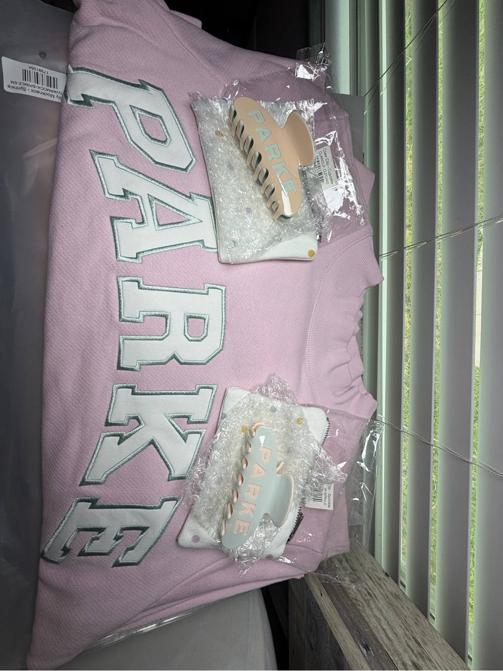 PARKE BIRTHDAY DROP - SPRINKLE - HERITAGE MOCKNECK S/M - SOLD OUT